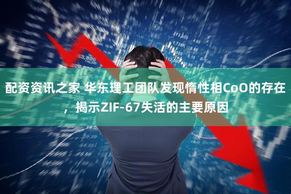 配资资讯之家 华东理工团队发现惰性相CoO的存在，揭示ZIF-67失活的主要原因