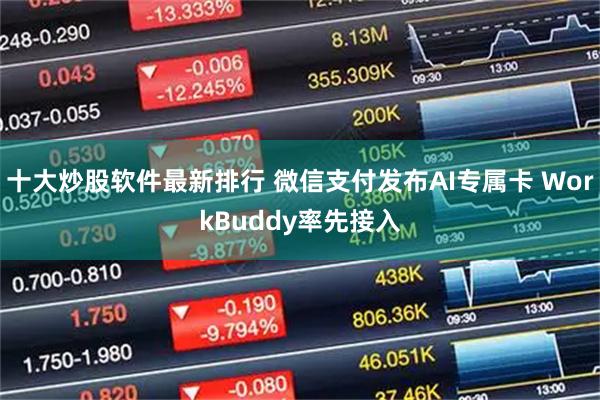 十大炒股软件最新排行 微信支付发布AI专属卡 WorkBuddy率先接入