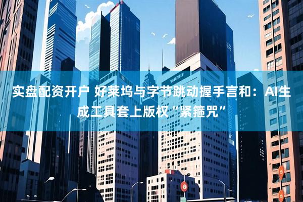 实盘配资开户 好莱坞与字节跳动握手言和：AI生成工具套上版权“紧箍咒”